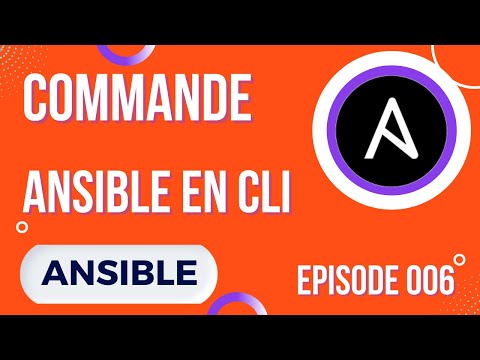ANSIBLE 6 LA COMMANDE ANSIBLE EN CLI