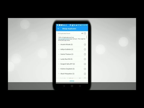 How to fix duplicate contact in asus zenfone max pro m1 or any other phone