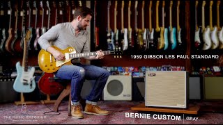 Video thumbnail for Tex Amps Bernie Custom + 1959 Gibson Les Paul 'Burst' | The Music Emporium by The Music Emporium