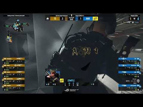 Patsi clean triple entry vs NaVi on Nuke is celebrated by degster-like double highfives!