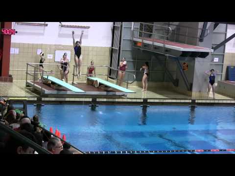 1-m Diving Final 2011 Women's Ivy Champs