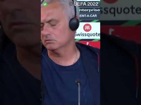 “I thought you were speaking Albanian!” Funny Jose Mourinho translation mix up 😂 #shorts