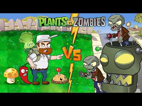 Plants vs Zombies Cartoon Animation - HELP BASIC ZOMBIE - PvZ Funny Animation