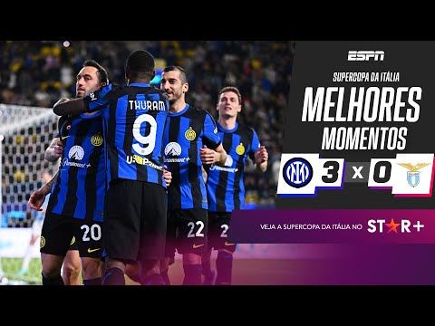 Gols e lances de Internazionale x Lazio
