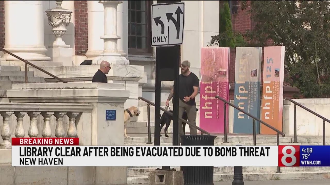 New Haven Free Public Library evacuating for bomb threat, police say