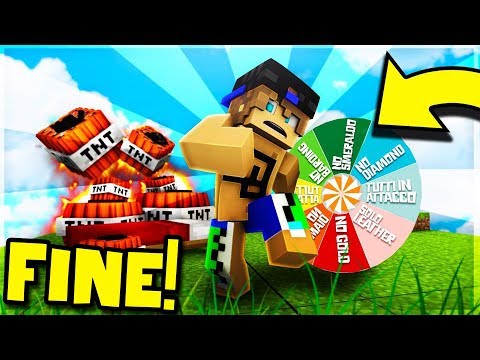 [FINE SERIE] LA RUOTA DELLA SFIDA SU MINECRAFT! ITA