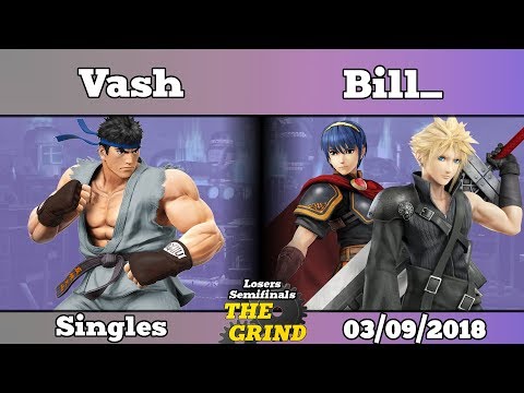 The Grind 17 Vash (Ryu) vs Bill_ (Cloud, Marth) Losers Semifinals