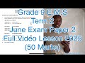 Grade 9 EMS Term 2 May June Exam Paper 2 Of 2025 50 Marks Economics Management Sciences