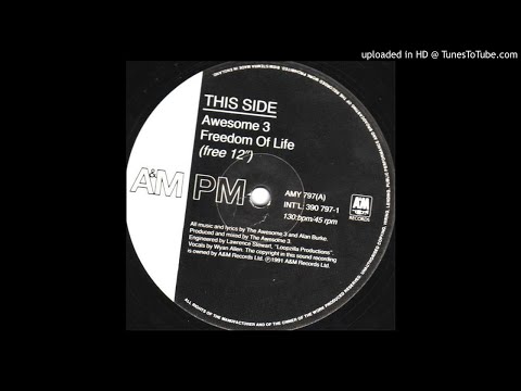 Awesome 3 Freedom Of Life  (Free 12'')  - | Piano | House |