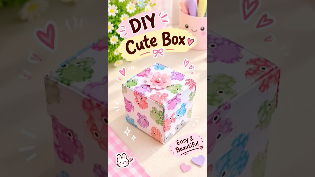 This Box Deserves a Spot on Your Desk! 🥹|papercrafts😍🎁@ItsmeHanaa_h  #Shorts