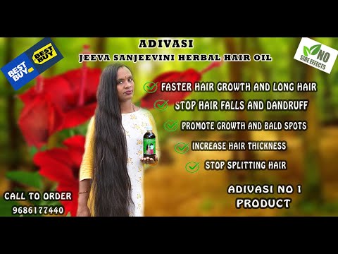 Natural adivasi jeeva sanjeevini herbal hair oil, liquid, pa...