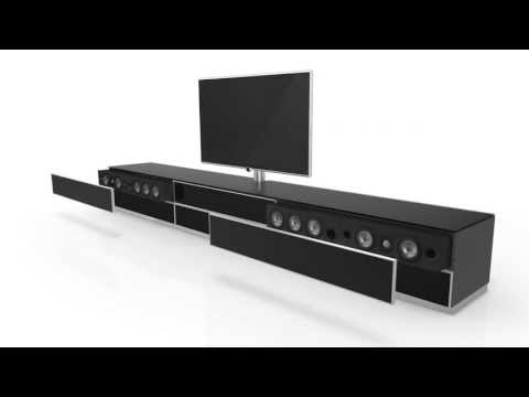 Spectral Cocoon - integrating speakers, dvds, bluerays, devices into a single piece of furniture