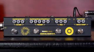 Video thumbnail for SONICAKE BOOM Ave. Bass Preamp DI Box Multi Effects Pedal Compressor Boost Fuzz Octave with FX Loop by SONICAKE