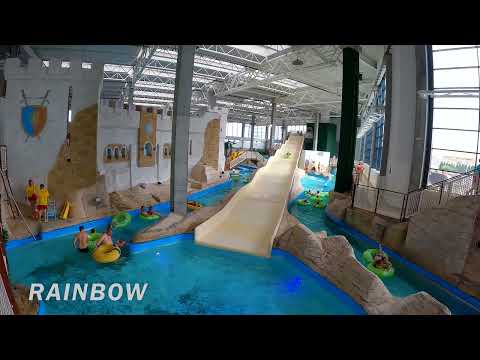 Rainbow WaterSlide at AquaPark Reda, Poland