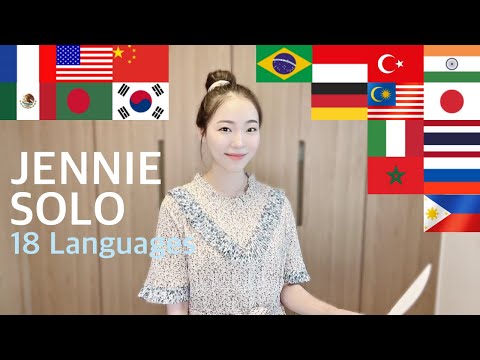 1 GIRL 18 LANGUAGES - SOLO - Jennie (Multi-Language cover by MiRae Lee)