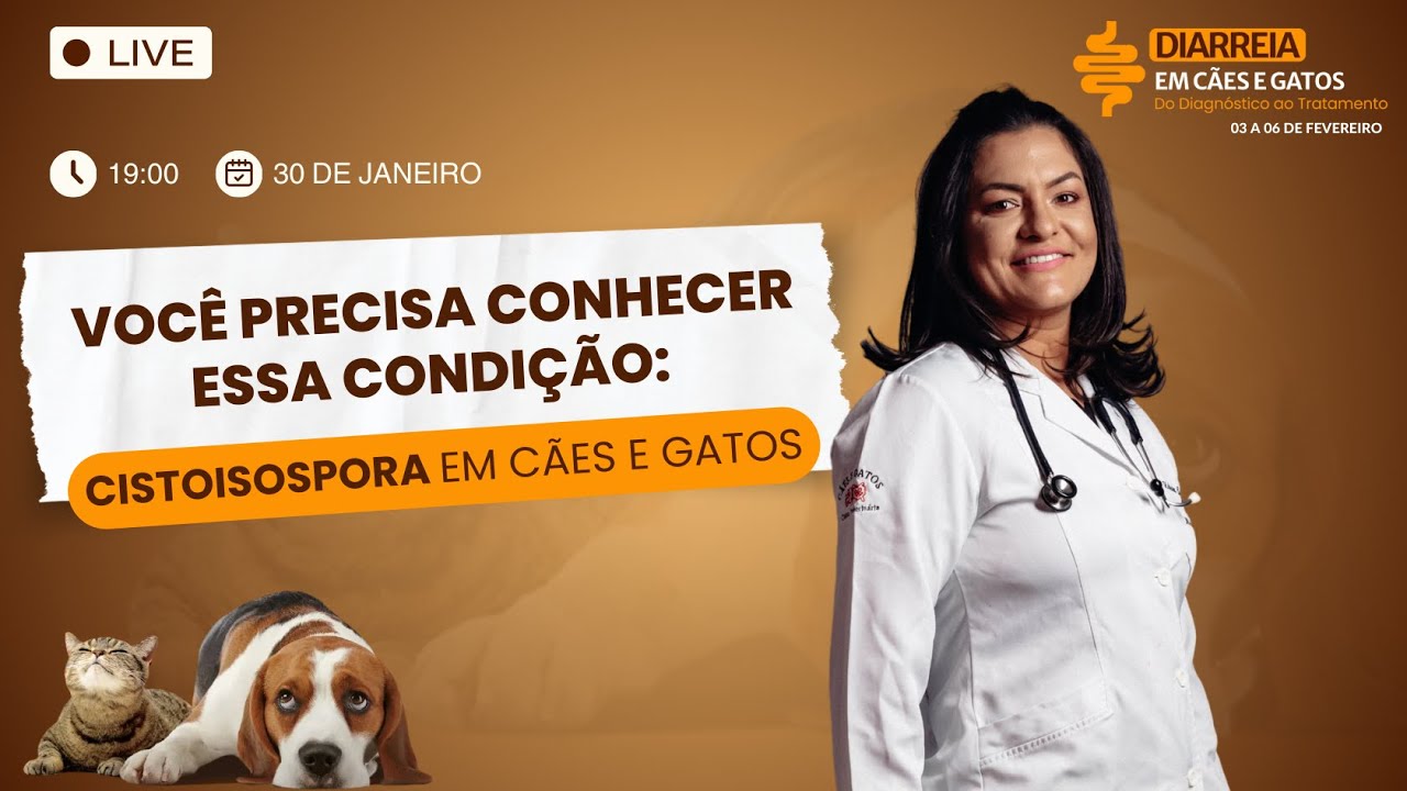 Cistoisospora em cães e gatos: você precisa conhecer essa condição.
