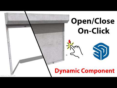 How to Make Click To Change Dynamic Components In SketchUp