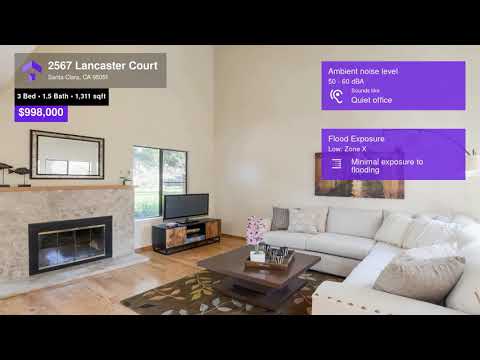 $998,000 Townhouse for sale in Santa Clara - 2567 Lancaster Court