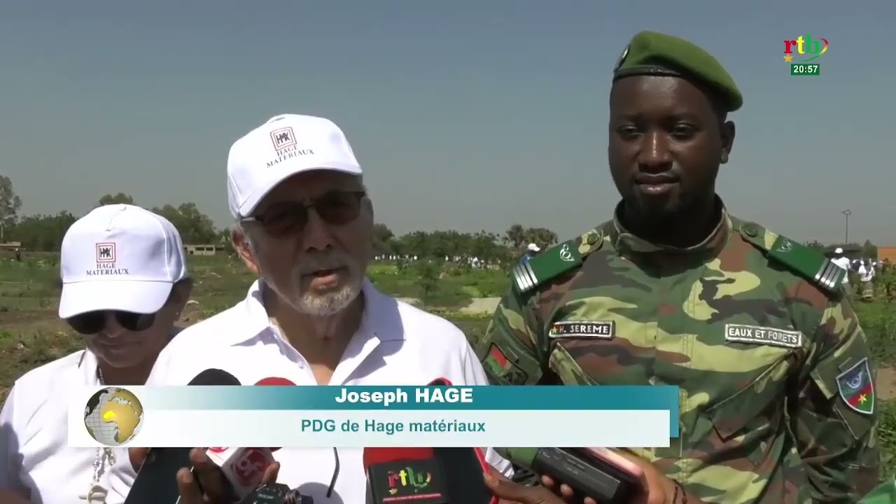 Reboisement : Hage Matériaux met en terre 300 plants pour renforcer la ceinture verte de Tanghin