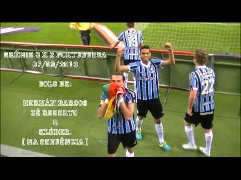Grêmio 3 x 2 Portuguesa - GOLS