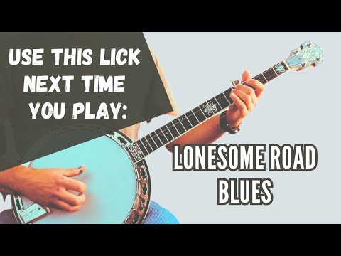 Bluesy Tony Rice Inspired Single String Banjo Lick