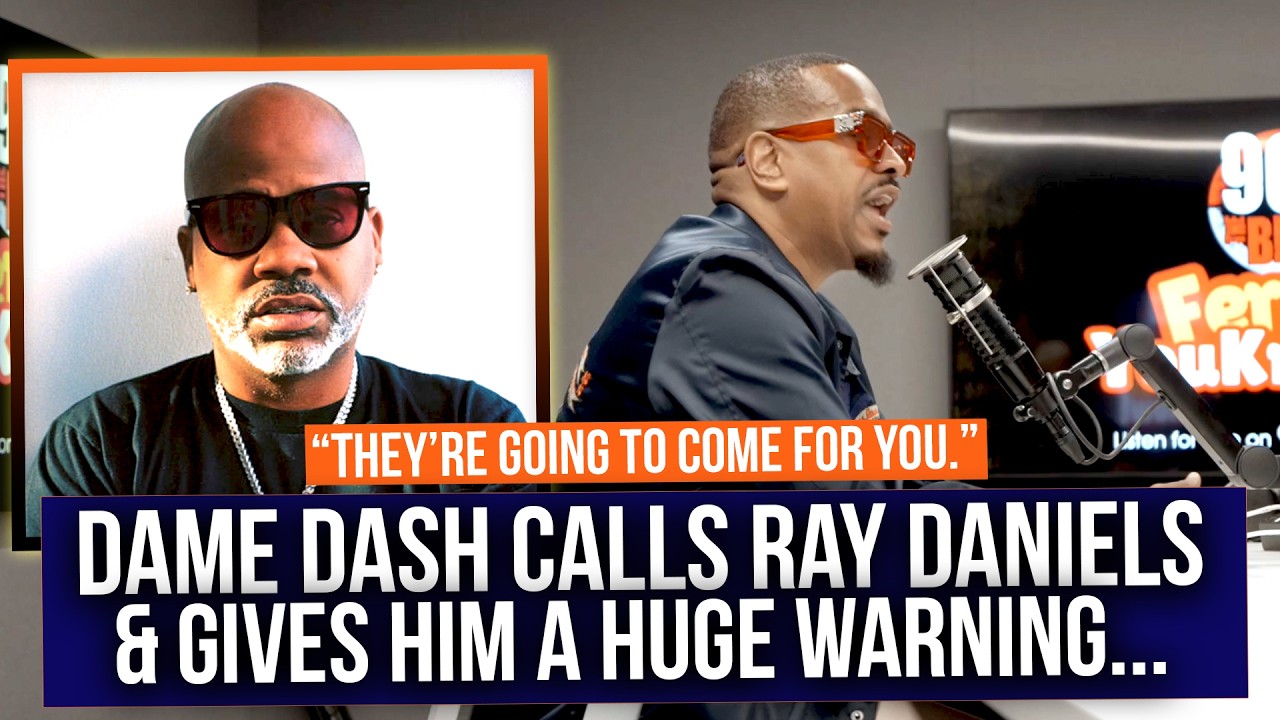 Dame Dash calls Ray Daniels LIVE & gives him a huge warning... Is he right??