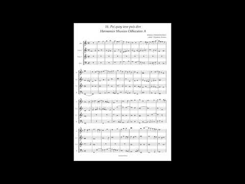 Harmonice Musices Odhecaton A No 16 Johannes Stokem "Poi quoy iene puis dire"