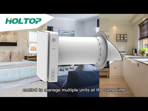 The Ultimate Decentralized Ventilation with Heat Recovery - Single Room ERV 2.0