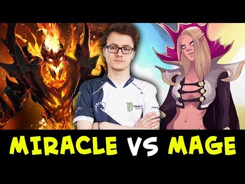Miracle vs MagE — Invoker vs Shadow Fiend old friends battle