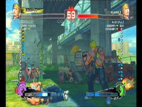 Fight for Fun SSF4 Winners Final round 1 BakedCool Z (Cody) vs AciD STyLZ (Cody)