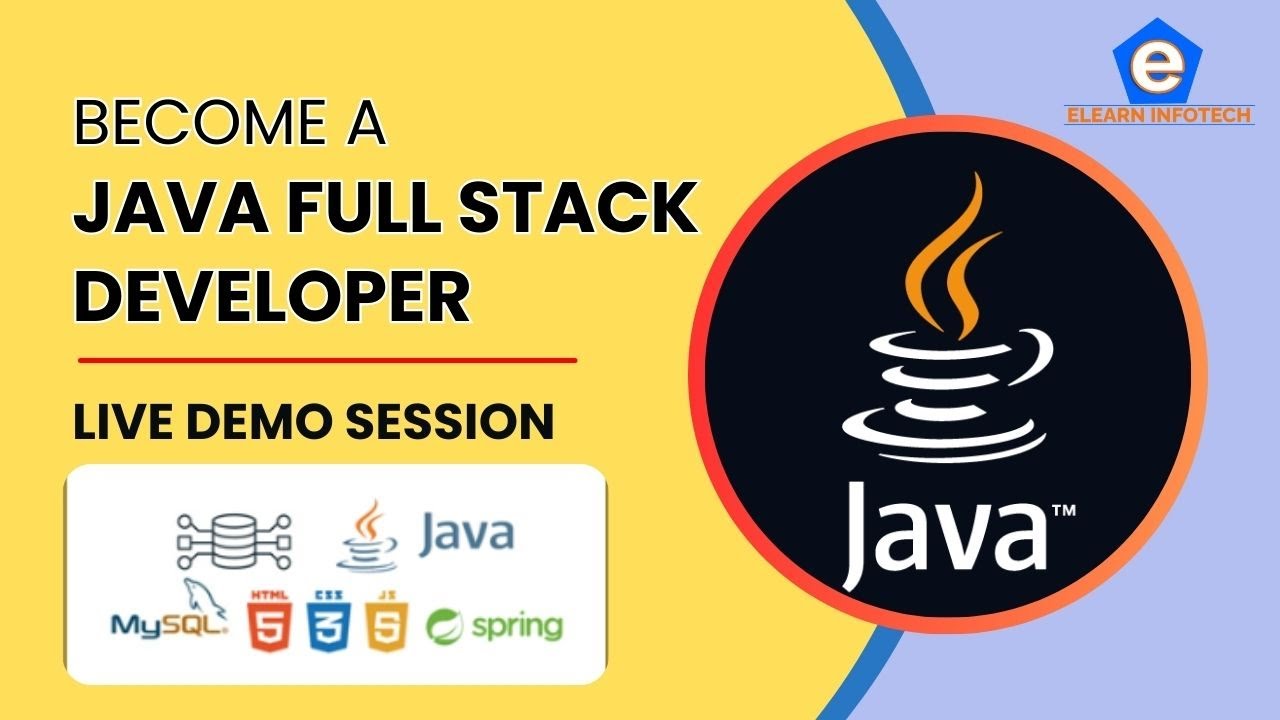 Java Full Stack Training in Hyderabad | Live Demo Session | Elearn Infotech