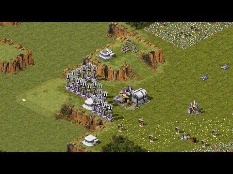 Red Alert 2 | Yuri's Revenge | 7 vs 1 - Extra hard ai - random - pretty women extreme ai Beta