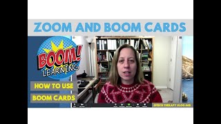 How to Zoom and How to Use Boom Cards for Speech Therapy