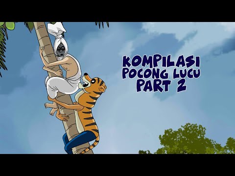Kompilasi Kartun Pocong Lucu Part 2 - Pocong ketiban buah Kelapa - Kartun Terlucu