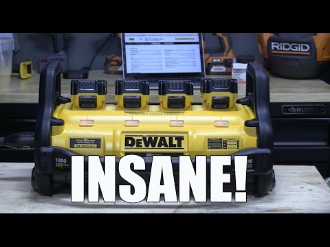 DeWALT DCB1800 1800 Watt Portable Power Station and Parallel Battery Charger