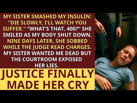 My Sister Smashed My Insulin Vials “Die slowly, I want to watch ” Now She’s Crying in Court