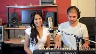 Look At Me Now - Chris Brown / Karmin ( Cover by Emmalyn &amp; DJ Hunt ) With Lyrics _ 2014