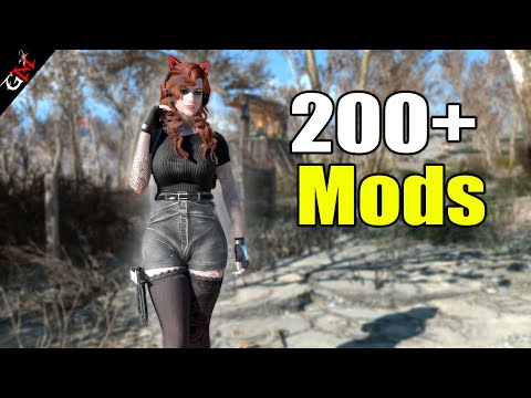 Fallout 4 Ultra Modded Gameplay | 200+ Mods | Low-End PC | 2023