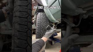 Quick Tips: DIY How Plug A Leaking Tire After Removing The Screw It