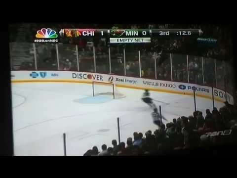 chicago blackhawks vs minnesota wild  FULL END OF THE GAME 09/04/2013