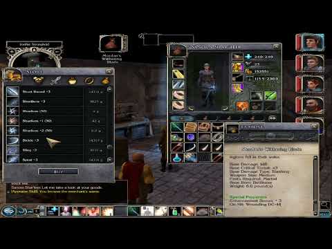 Neverwinter Nights 2 (Live) Part 22 Gladiator Two Weapon Fighting Monkey Grip Light Of The Heavens