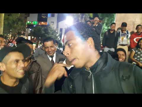 Juanito Koracha vs Maldito Loco - BATALLA DE EXHIBICIÓN - Parque Cevallos Ambato