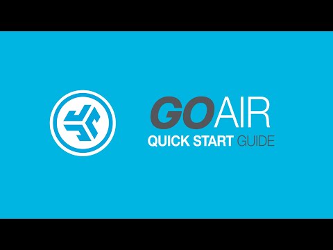 Ausinės JLab Audio Įstatomos į ausis (į ausis įkišamos tipo) ausinės JLab Go Air Mėlyna TWS etui video