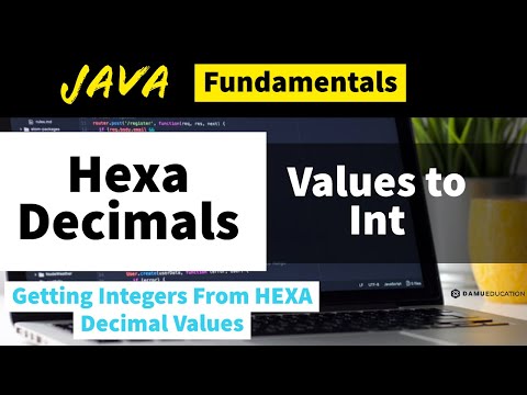 Assign Hexa Decimals To Integer In Corejava Core Java Programs With Output Hexadecimaljava