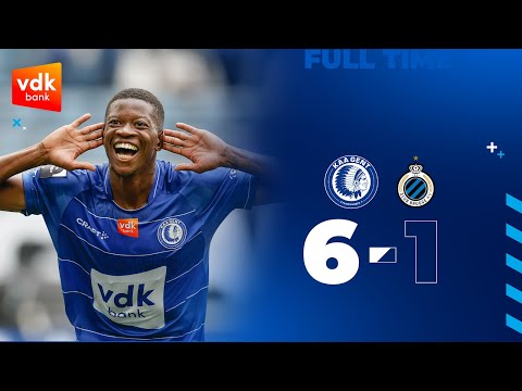🎬 KAA GENT 🆚 Club Brugge: 6-1 (JPL MD6⎢21-22)