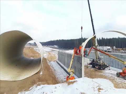 Odcinek I S5 - budowa obiektu PZ1-1a (górne przejście dla zwierząt)