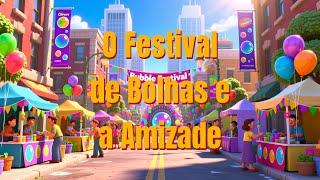 ???? Sirro e o Festival de Bolhas: Uma Aventura Sobre Coração e União????O Festival de Bolhas e a Amizade!