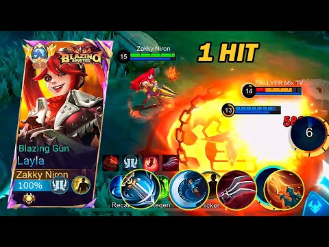 NEW LAYLA BEST HIGH DAMAGE HACK BUILD 2025! THIS BUILD IS LITERALLY BROKEN!🔥- MLBB
