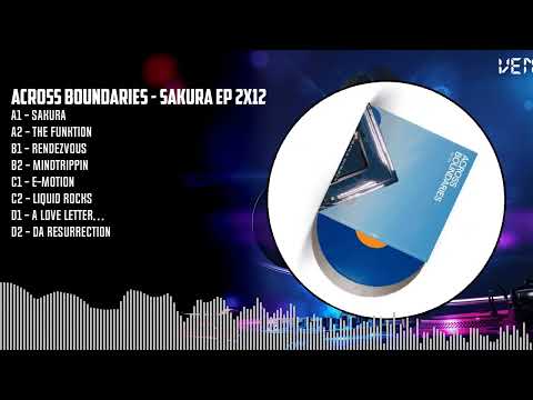 Across Boundaries - Sakura EP 2x12 [BLUE AND GREY VINYL] (UTS25)