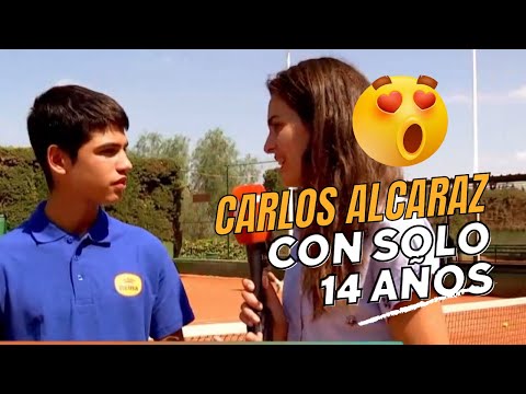 ENTREVISTA a un joven CARLOS ALCARAZ con 14 AÑOS